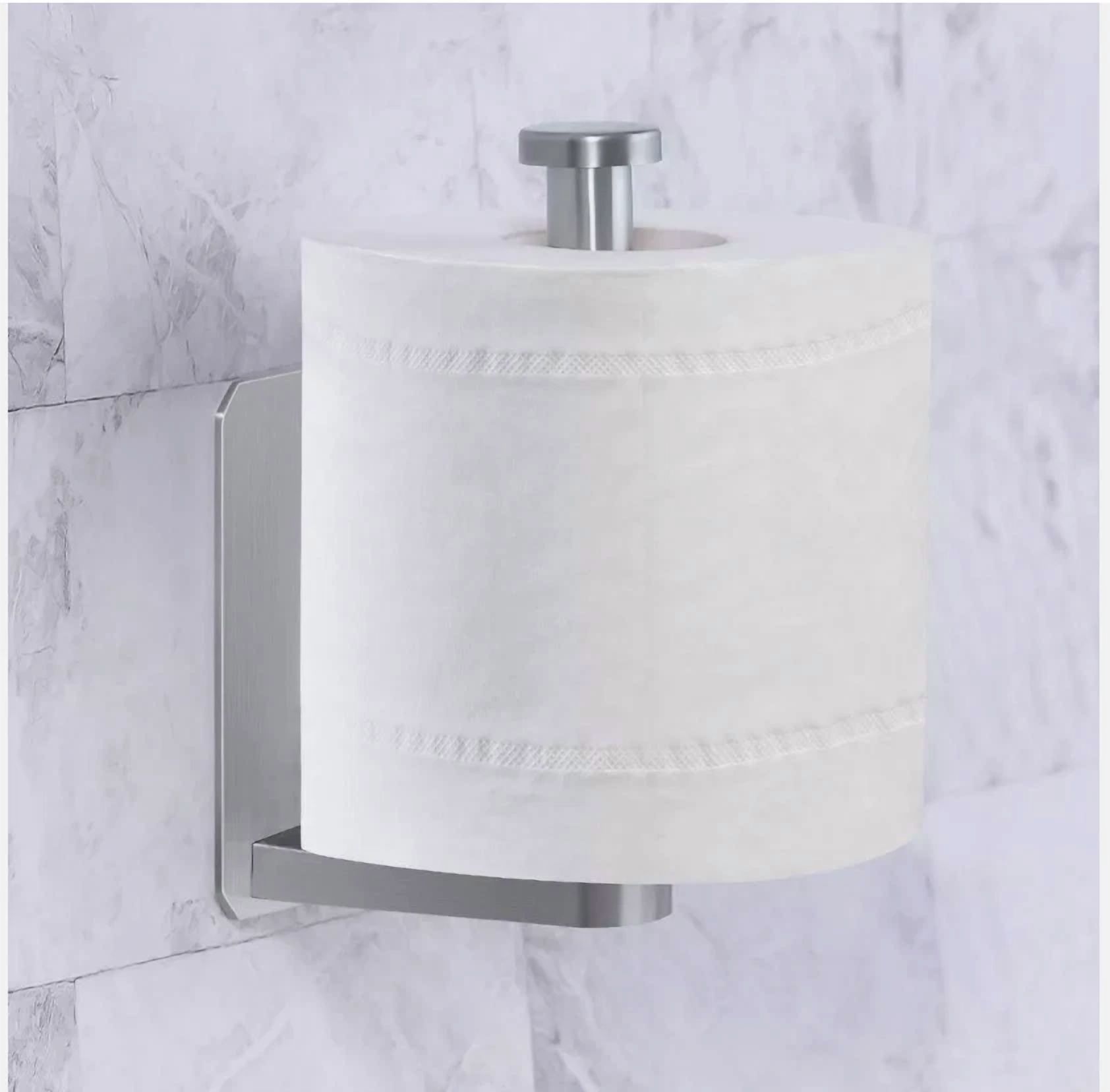 CRESTIN- 2 Stand Stainless Bathroom Paper Stand Toilet Paper Roll Holder Tissue Storage