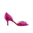 thumbnail image 2 of Nina Womens Corrine Satin Peep-Toe D'Orsay Heels, 2 of 3