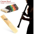 thumbnail image 4 of HELIAHOO 10 Pcs Clarinet Reeds Strength 1.5 2.0 2.5 3.0 3.5 Reeds,Traditional Reeds Sax Soprano for Clarinet Beginner and Player,Thinner Reed Tip Advanced Cutting Technology AZ83-7277, 4 of 6