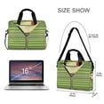 thumbnail image 3 of FORMRS 16" Laptop Bag Carrying Sleeve Case with Handle Travel Shoulder Briefcase, Red Martini, 3 of 8