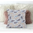 thumbnail image 3 of 16â€ Blue Pink Boho Paisley Suede Throw Pillow, 3 of 4