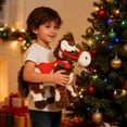 thumbnail image 3 of Yippzo Spotted Electric Plush Horse, Interactive Spotted Animated Walking Horse Toy with Sounds, Soft Brown-White Pony with Moving Head & Tail, 3 of 7