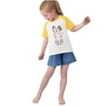 thumbnail image 3 of RXIRUCGD 2025 Vêtements d'Été pour Enfants Tout-Petits Garçons Filles Mode Mignon Col Rond Imprimé Manches Courtes Haut, 3 of 6