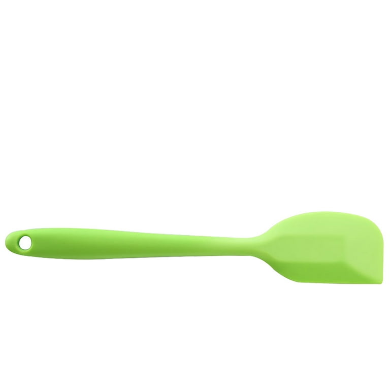Flexible Bowl Scraper Green Plastic Hand Spatula 1 Pack 