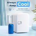 thumbnail image 6 of Mini Fridge for Skincare and Drinks, 1.06 Gal Portable Refrigerator for Bedroom, 6 of 7
