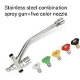 thumbnail image 2 of Multifunctional Foam Water Sprayers Double Connector Accessories Professional Lances Pressure Washer Extension Rod For Car, 2 of 8