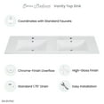 thumbnail image 2 of 60" Vanity Top Bathroom Sink, 2 of 9