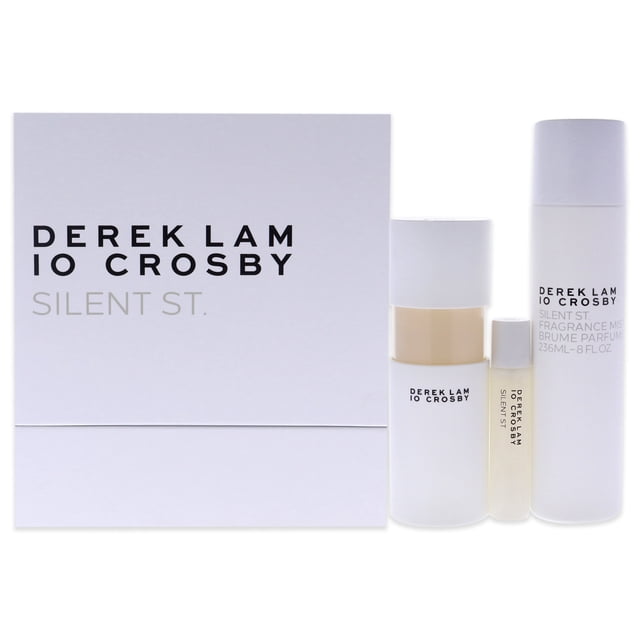 Derek Lam Aerosol EDP de 3.4oz, Aerosol EDP de 10ml, Niebla de fragancia de 8oz Silent St Primavera 20 3 Pc Gift Set Derek Lam Derek Lam Aerosol EDP de 3.4oz, Aerosol EDP de 10ml, Niebla de fragancia de 8oz 3 Pc Gift Set