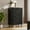 Black, variant on Black Wave Fluted 5 Drawer Dresser for Bedroom, Modern Wood Chest of Drawers with Wide Drawers, Closet Dresser Organizer with Anti-Tipping Device and Metal Legs for Hallway Entryway