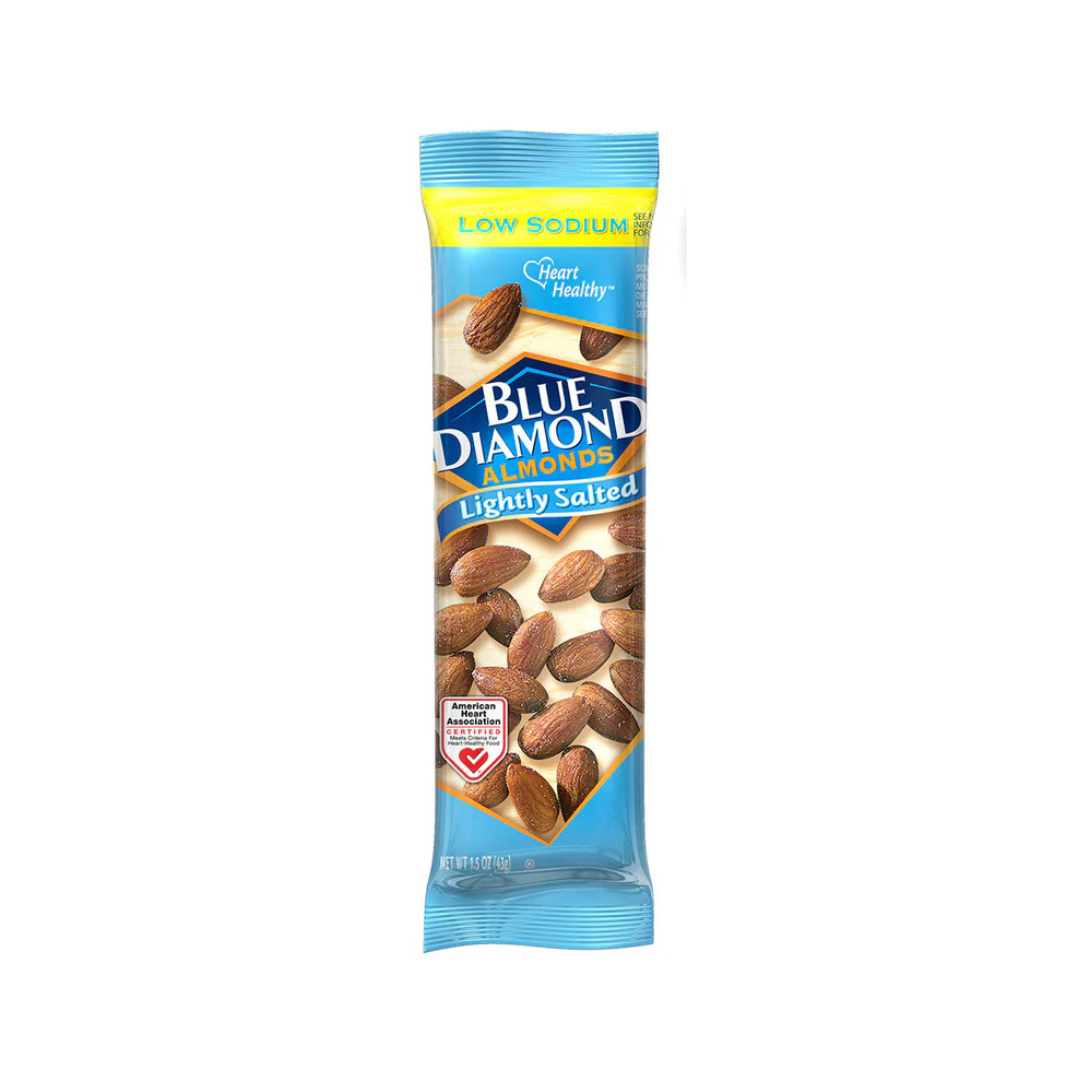 Variety Pack Blue Diamond Almonds, 6 Each 2 Flavor, Whole Natural, Lightly Salted, 1.5 oz, 12 Pack - Healthy Snack, High Protein, Gluten-Free, Non-GMO, Heart-Healthy Snack Option