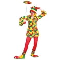 thumbnail image 2 of Jumbo Clown Shoes - Red Yellow Green, 2 of 3
