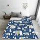 thumbnail image 5 of Fotbe cute winter bear Manta de Franela Acolchonada con Estampado, Súper Suave y Esponjosa, Extra Grande para Sofá, Cama, Uso Todo el Año-60"x50", 5 of 7