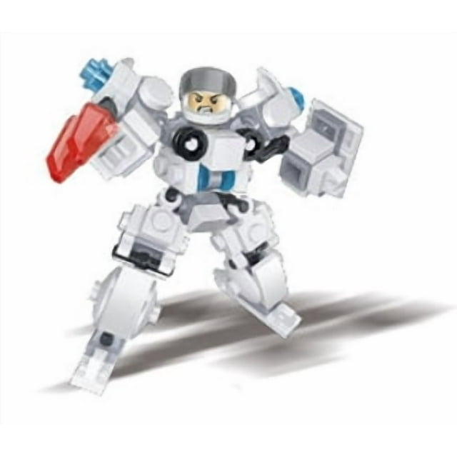 12 Different Sets/90+Pcs Small Building Blocks CreativeAssembly Robot Bricks Education DIY Toys for Children Kids