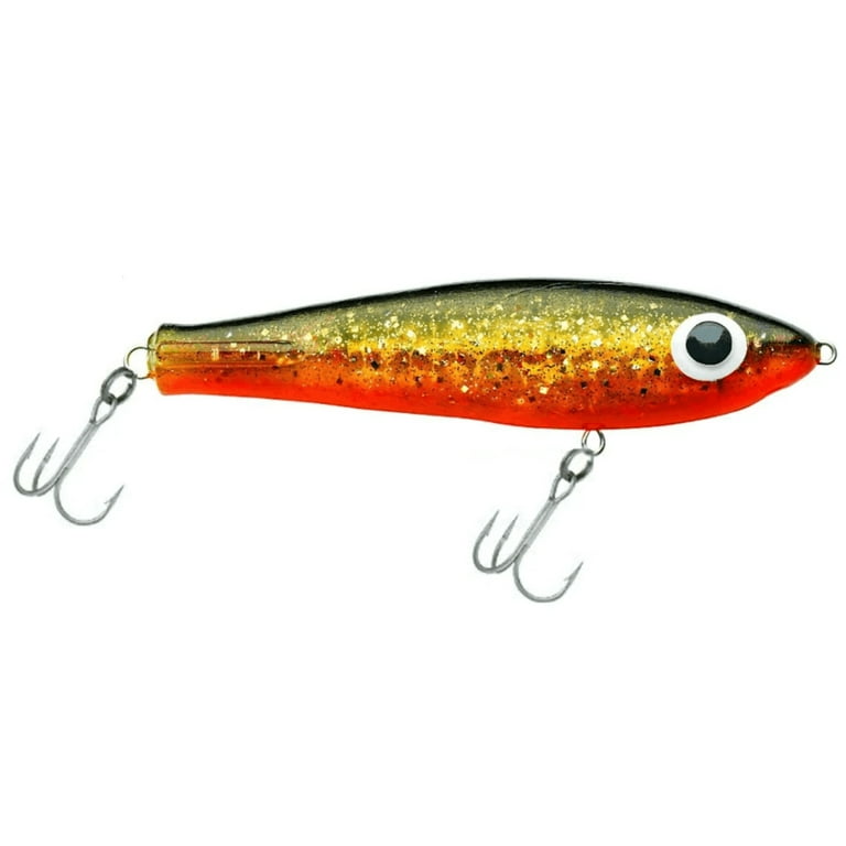 Paul Brown's Original Suspending Twitchbait Black Gold Orange Paul Brown's Original Suspending Twitchbait Black Gold Orange