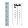 thumbnail image 6 of Table Runner Dresser Scarves 72 Inch Long, Pink Watercolor Peony Flowers and Branch Linen Dining Table Runners Vine Plants on Blue Tabletop Scarf for Wedding Holiday Party Kitchen, 6 of 7