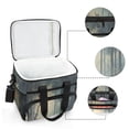 thumbnail image 6 of FORMRS Insulated Cooler Bag 24 Cans Capacity Soft Leakproof Lunch Box with Side Pockets, Retro Forest, 6 of 7