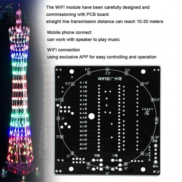 YLSHRF Support WIFI Connection, DIY LED Lights Tower, LED Lights Tower, For Long Time Using