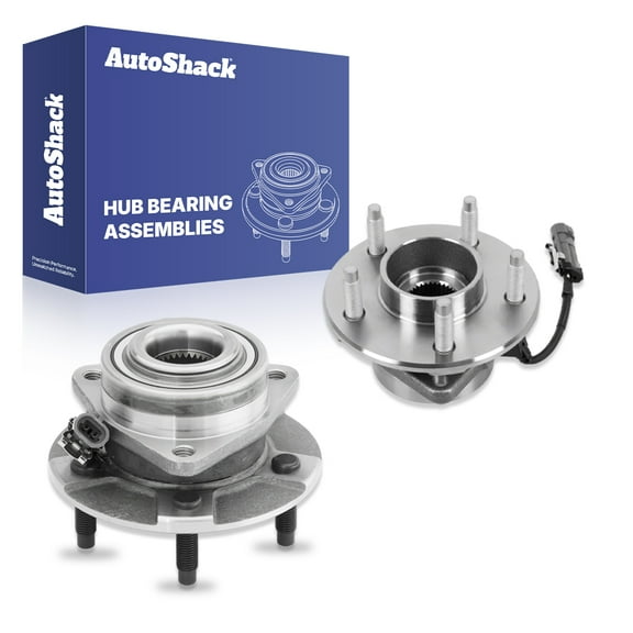 AutoShack Front Wheel Hub Bearing Assemblies Left & Right with ABS Replacement for 2002-2007 Saturn Vue 2005-2006 Chevrolet Equinox 2006 Pontiac Torrent 2-PC Set