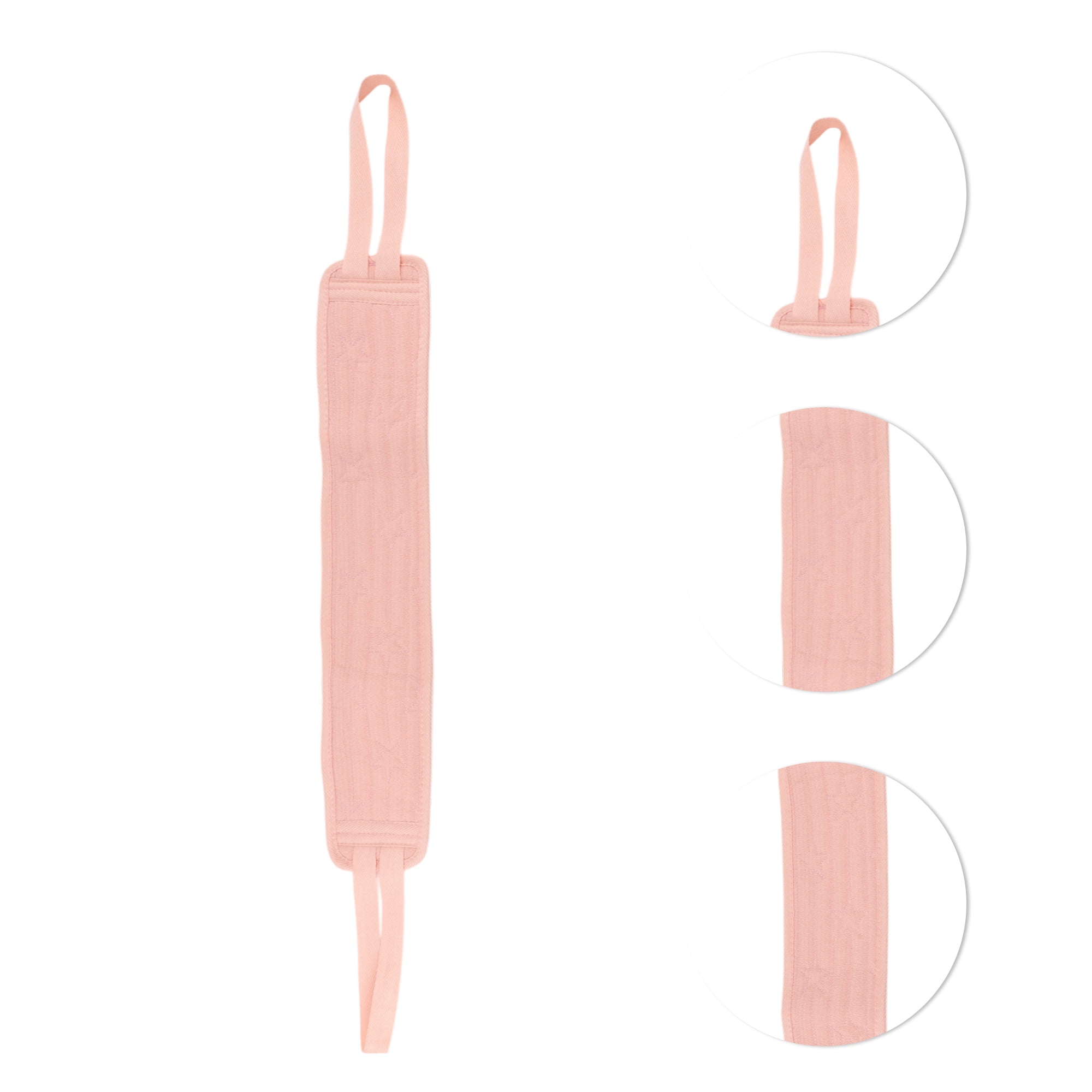 Unique Bargains Drawstring Back Bath towel for bathroom 33.46"x3.94" 1 Pc Pink