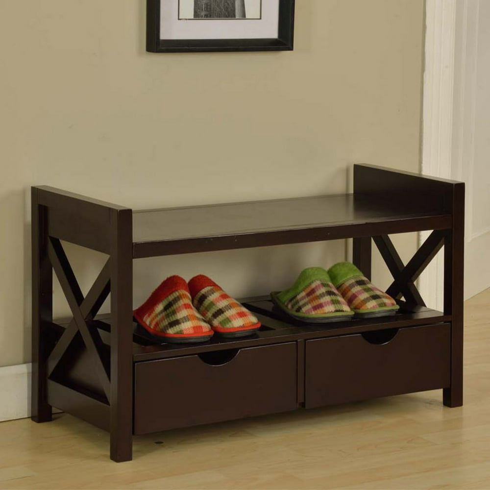 K and B Furniture Crossway Entryway Bench