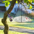 thumbnail image 3 of sruoe Bird Feeder, Hanging Bird Feeders Outdoor, Weatherproof Open Platform Bird Feeders, Decoration Wild Feeders for Outside, Garden, Patio, Yard, Deck, Silica Gel, 3 of 6