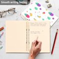 thumbnail image 5 of Flat Design Fruits Pattern A5 8.3x5.7in PP Notebook, Adjustable Rings, 60 Sheets, Diary or Journey Note, 5 of 8