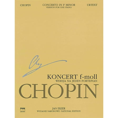 PWM Concerto in F Minor Op. 21 PWM Series Softcover Composed by Frederic Chopin Edited by Jan Ekier