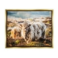 thumbnail image 3 of Stupell Industries Pleasant Highland Cattle Grazing Mossy Pasture At Dawn Photograph Metallic Gold Floating Framed Canvas Print Wall Art, Design by James Dobson, 3 of 5