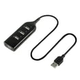 thumbnail image 2 of axGear New 4 Port USB 2.0 480 Mbps High Speed USB HUB Laptop PC Slim Smallest Mini, 2 of 3