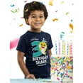 thumbnail image 4 of Tstars Toddler's 3rd Birthday Baby Shark T-Shirt - Fun Kids' Outfit - Size 4T - Navy, 4 of 6
