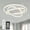 White, variant on 24Inch White Indoor Reversible Ceiling Fan with Dimmable LED Light,6-Speed DIY Shape Ceiling Fan with Remote and APP Control