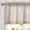 Boxter Stripe | Tan on Linen, variant on Striped Valance Window Treatment Linen Valance for Windows Small Window Valance Farmhouse Valance Curtain Light Filtering Valance Flax Valance 16 Inch Length Rod Pocket 1 Panel Tan on Beige