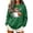 ZA-Green-frostluinai womens sweatshirts, variant on Frostluinai Women's Pullover Sweatshirts Halloween Pumpkin Ghosts Print Sweat Shirts Round Neck Long Sleeve Holiday Party Casual Wear