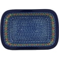 thumbnail image 2 of Polish Pottery Rectangular Baker 10-inch Red Zinnia made by Ceramika Artystyczna, 2 of 7