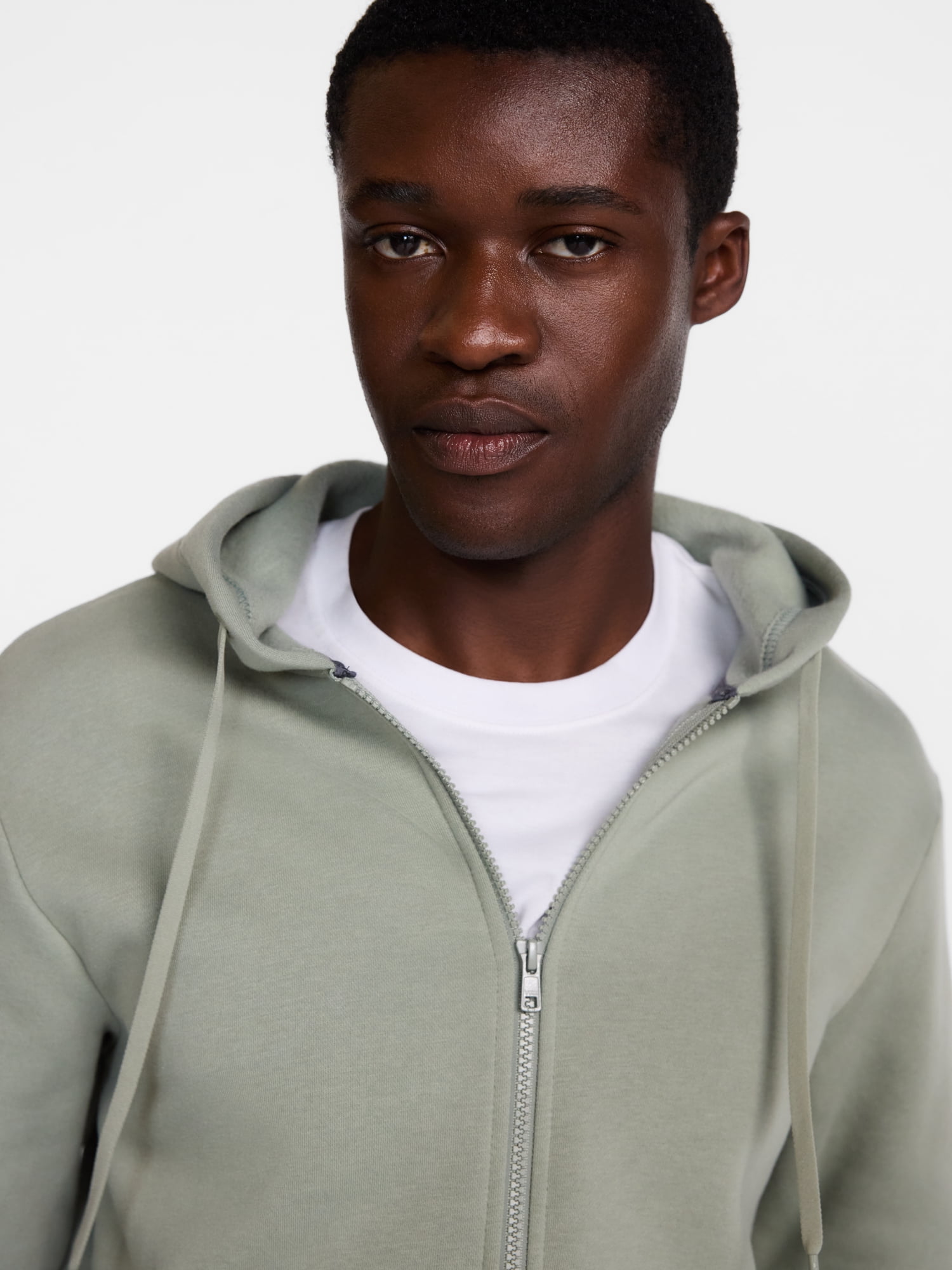 Athletic Works Men's and Big Men's Zip Up Fleece Hoodie Sweatshirt, Sizes XS-4XLT