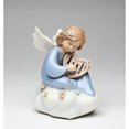thumbnail image 3 of Ceramic Angel Harp Music Box 4.25x3.5 Religious  Cloud, 3 of 3
