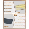 thumbnail image 5 of Northern Europe Stair Treads Non Slip for Steps Yellow Vintage Stripes 7 Pcs Reusable Adhesive Stair Runner Mats for Dogs Elders Carpet Treads Rugs for Staircase 8x30 In, 5 of 7