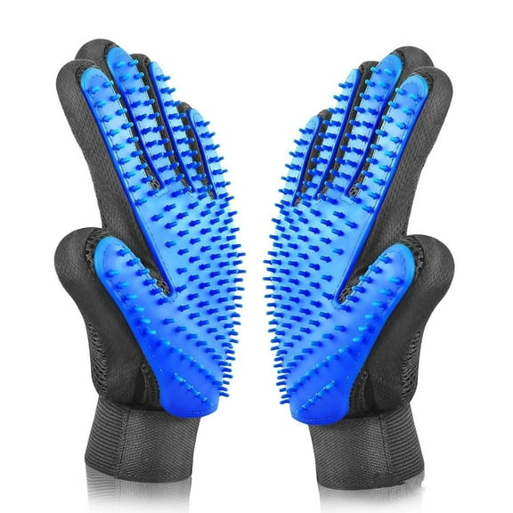 Frugality Pet Dog Grooming Gloves Brush Hair Remover Mitt Massage Small Large Deshedding Supplies 1 Pair