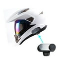 thumbnail image 1 of 1Storm Dual Sport Helmet Motorcycle HGXP14A Full Face Motocross Off Road Bike + Motorcycle Bluetooth Headset: Glossy White, 1 of 9