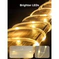 thumbnail image 5 of RESNICE Connectable Plug-in LED Rope Lights, 2 Pack 33FT 100LED Total 66FT 200LED, Waterproof 8 Modes Remote Warm White String Lights, Indoor Outdoor Decor for Patio Backyard Garden Home, 5 of 8