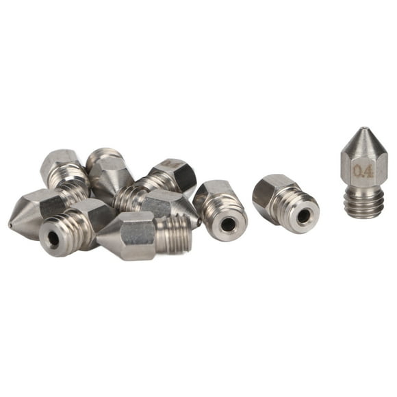 D Printer Nozzles,10Pcs 3D Printer Nozzles D Printer Nozzle Kit D Printer Kit Ultra Responsive