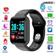 thumbnail image 2 of Y68/D20 Waterproof Heart Rate Blood Pressure Monitor Smart Bracelet for iOS Android, 2 of 4