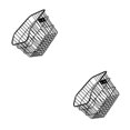 thumbnail image 2 of Yuarrent Portable Bike Rear Basket Waterproof for Mountain Shopping Bike con reflector 2Conjunto, 2 of 6