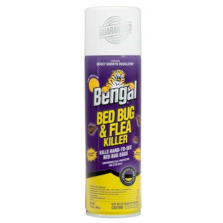 Bengal Bed Bug & Flea Killer, Flea and Bed Bug Treatment, 17.5 Oz. Aerosol