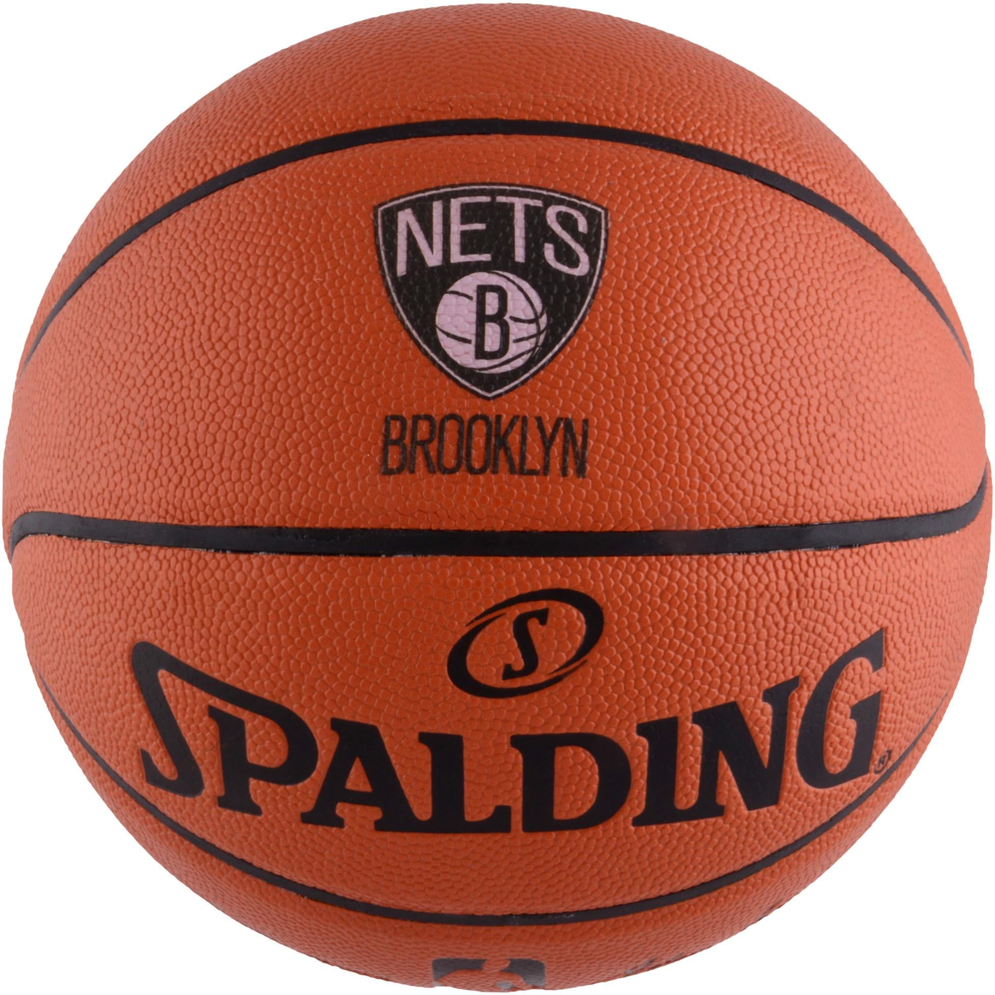 Spalding Brooklyn Nets Spalding Official Size Logo Basketball