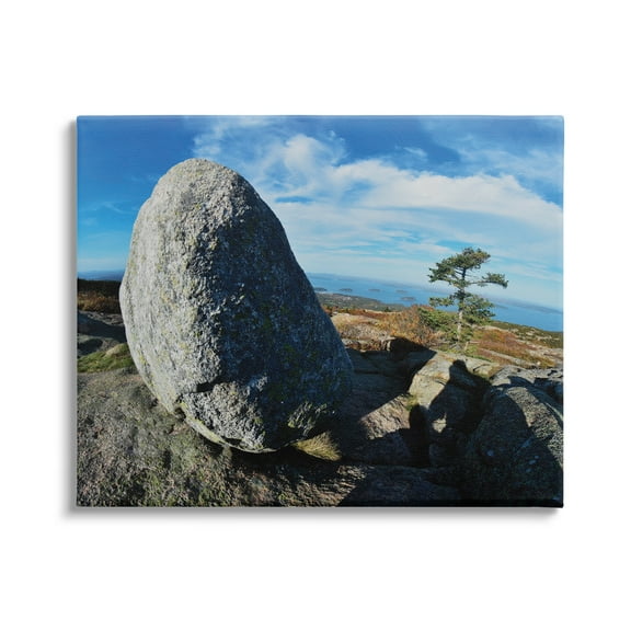 Stupell Industries Mountain View Landscape Nature Photography Gallery Wrapped Canvas Print Wall Art, 20 x 16