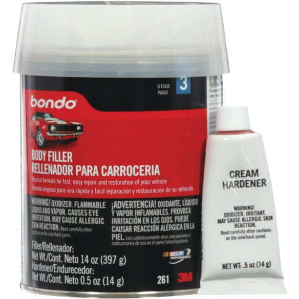 3M Bondo Pt. Original Body Filler with Hardener 261 261 574242