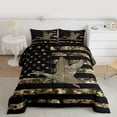 thumbnail image 2 of Feelyou Cartoon Rustic Duck Twin Comforter Sets, Branches Leaves Plant Bedding Set, 2pcs, 2 of 8
