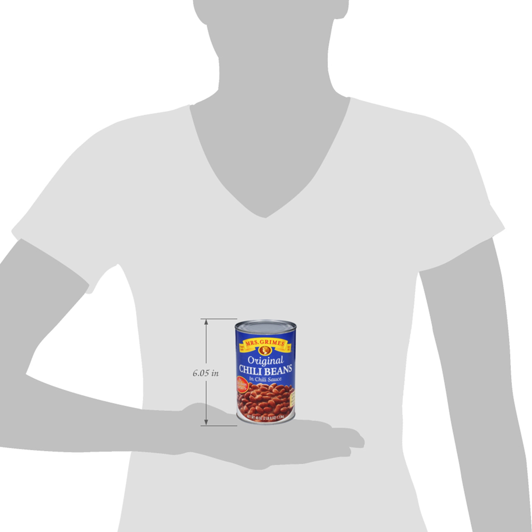 Mrs. Grimes Original Chili Beans 40 oz Can