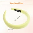 thumbnail image 5 of Fabric Wide Headbands Simplicity Design Classic Style 1.18inch Yellow for Women Girl, 5 of 7